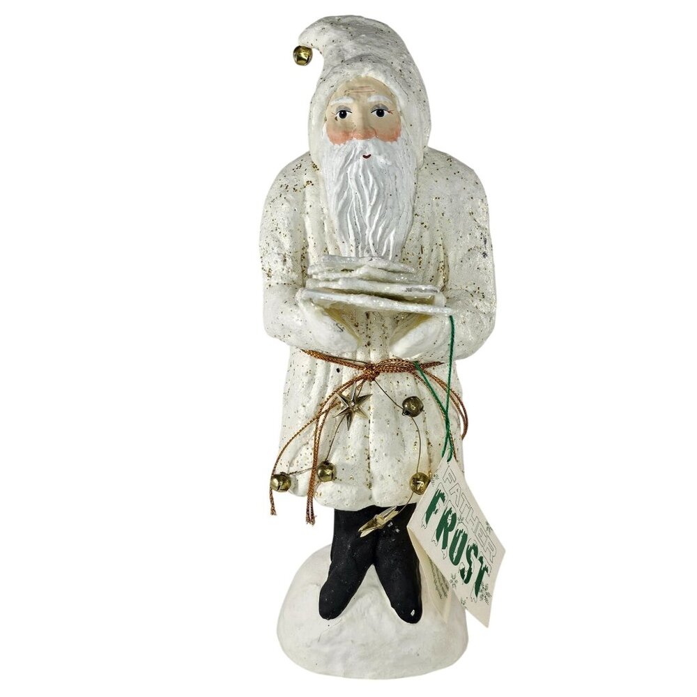 Department 56 Father Frost Santa Claus Belsnickle Holding Stars Holiday Decor